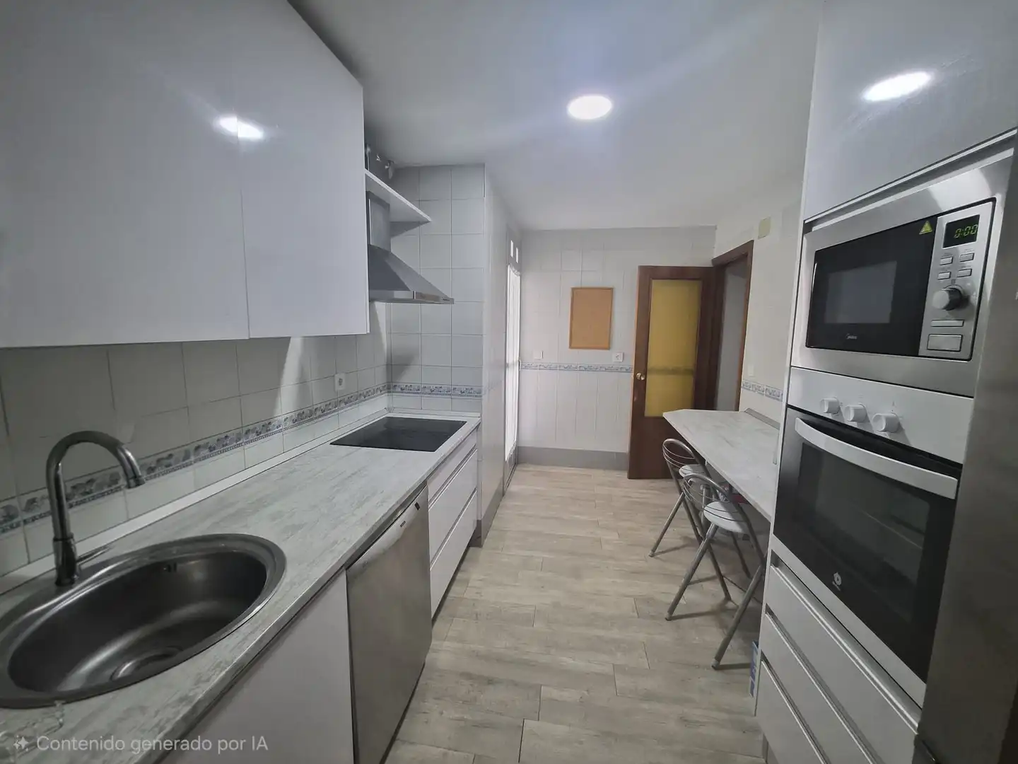 Kitchen of Flat for sale in Mérida  with Storage room, Furnished and Balcony