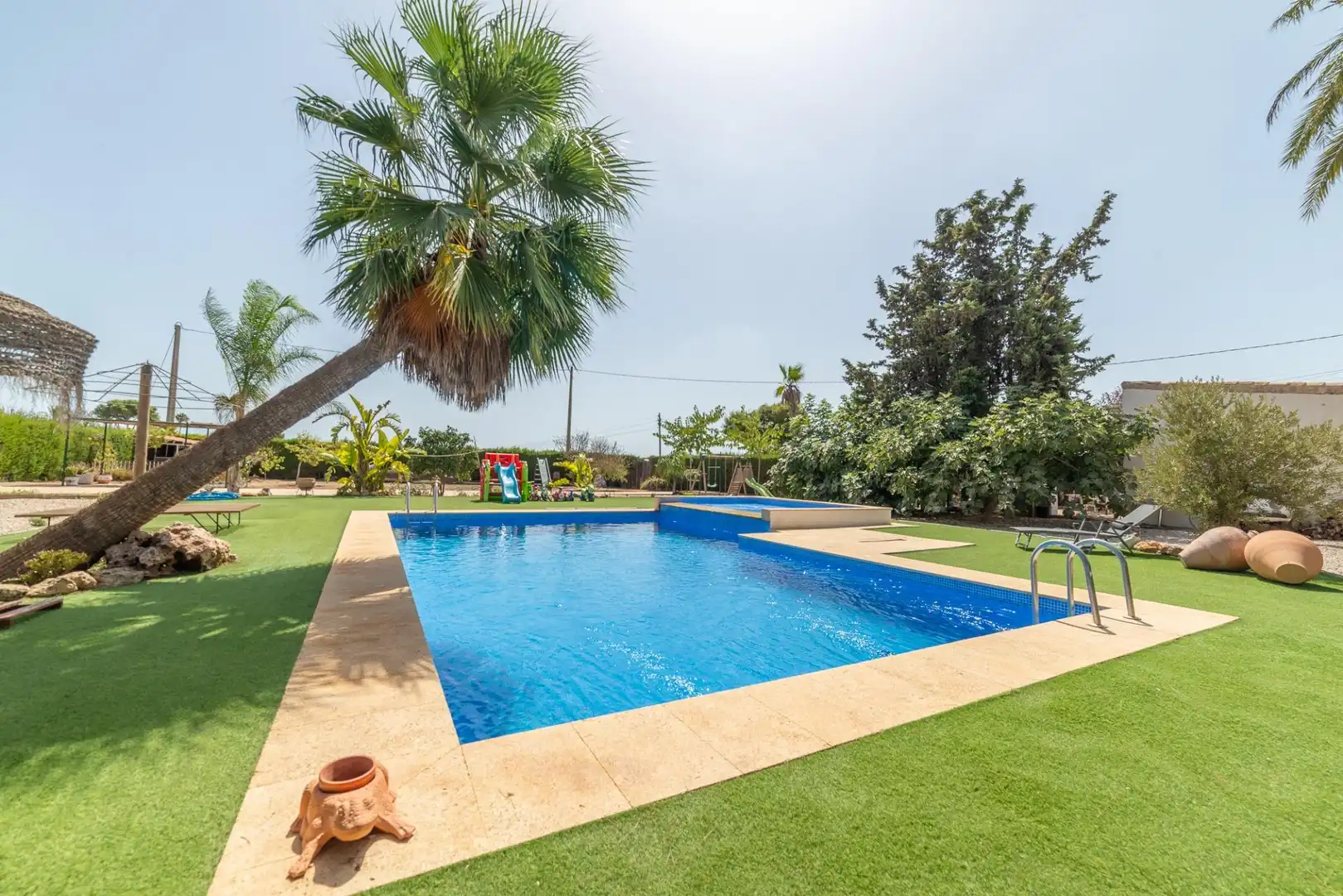 Piscina de Casa o xalet en venda en San Javier amb Aire condicionat, Calefacció i Jardí privat