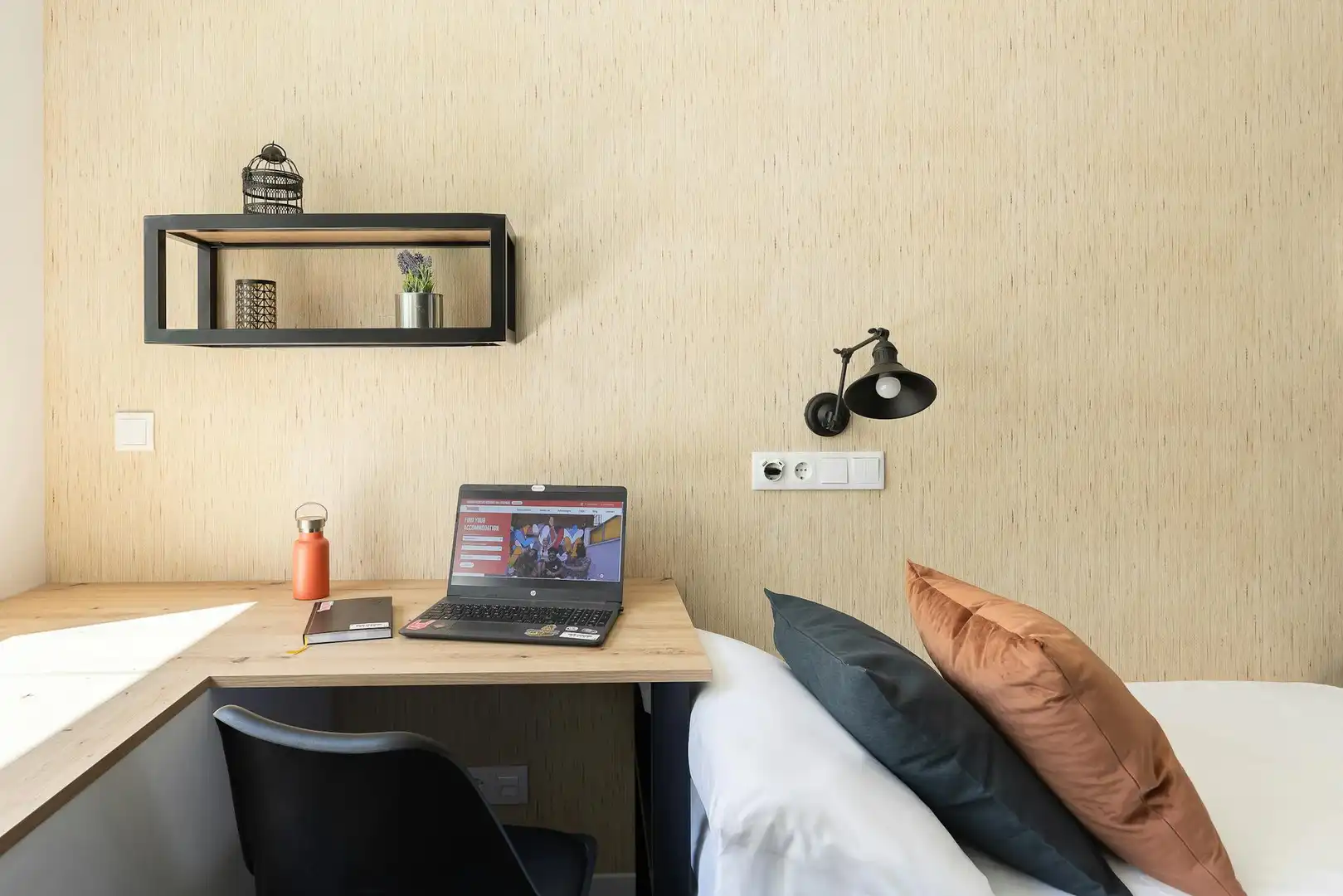 Bedroom of Flat for rent in Valencia  with Air Conditioner