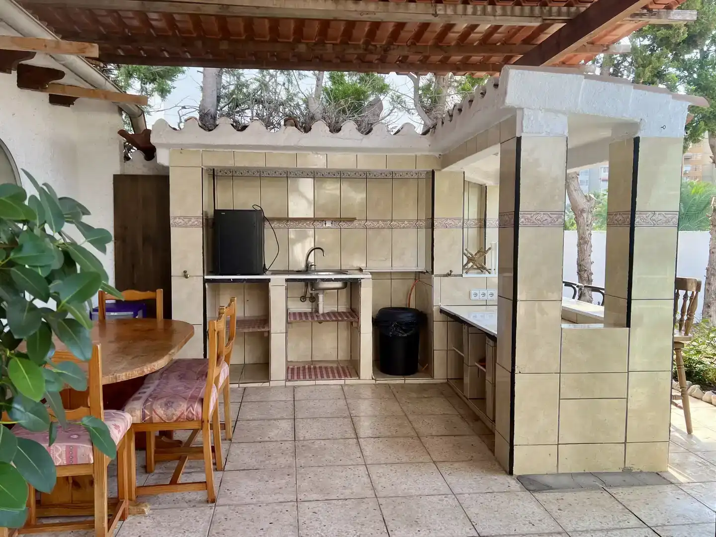 Cuina de Casa o xalet de lloguer en Finestrat amb Aire condicionat i Piscina