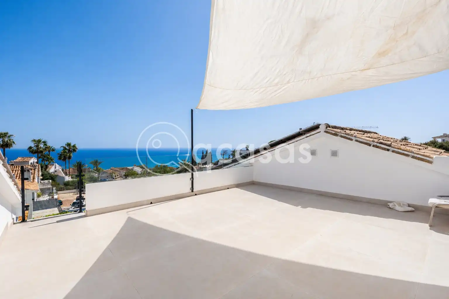Terraza de Casa o chalet en venta en Benalmádena con Aire acondicionado, Calefacción y Jardín privado