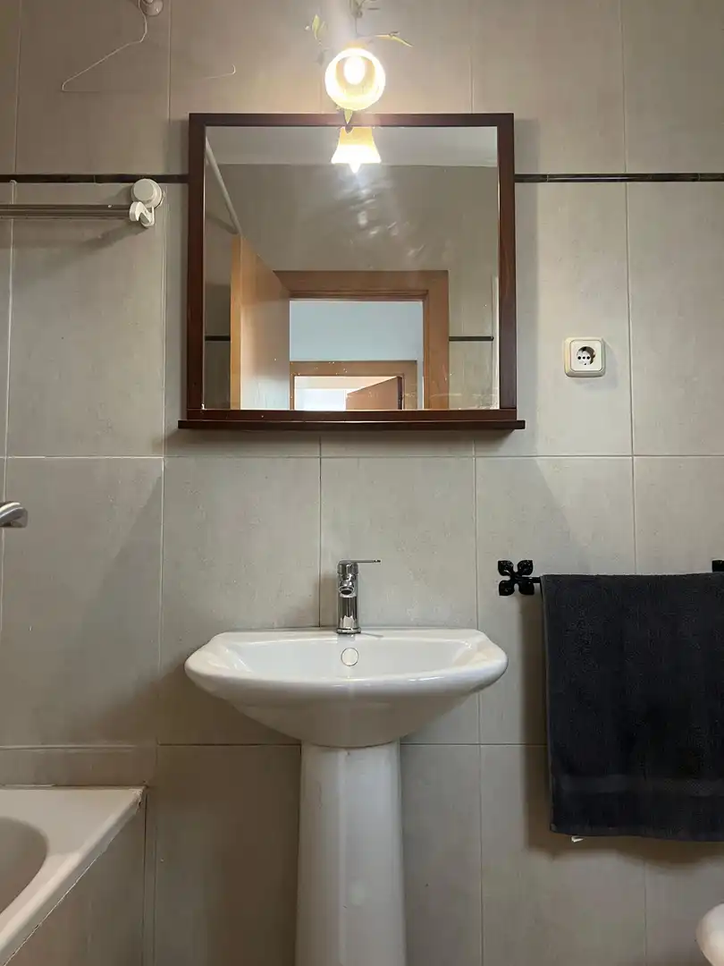 Bathroom of Flat for rent in Granollers  with Air Conditioner, Heating and Terrace