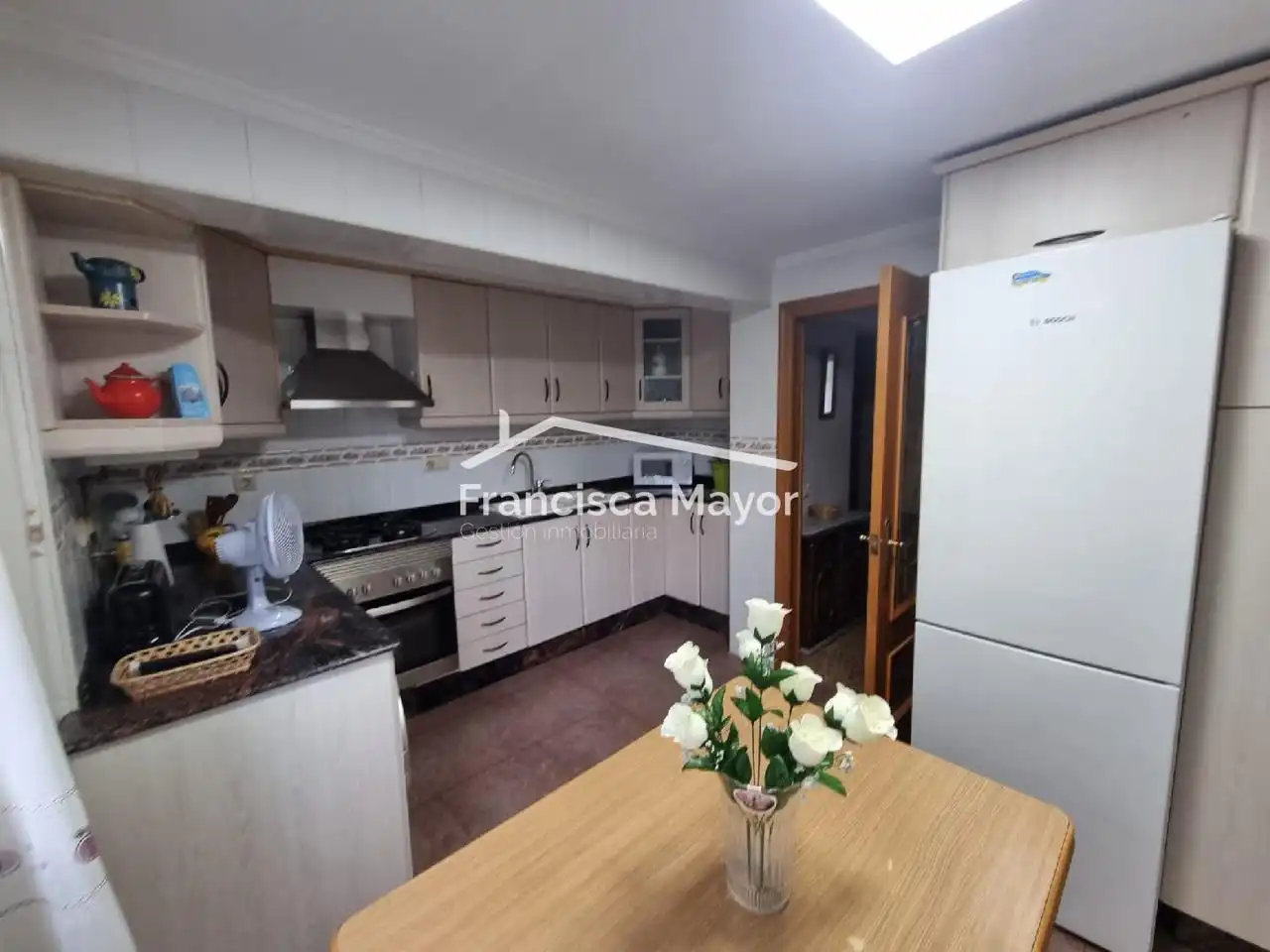 Cocina de Piso de alquiler en Valencia con Aire acondicionado y Amueblado