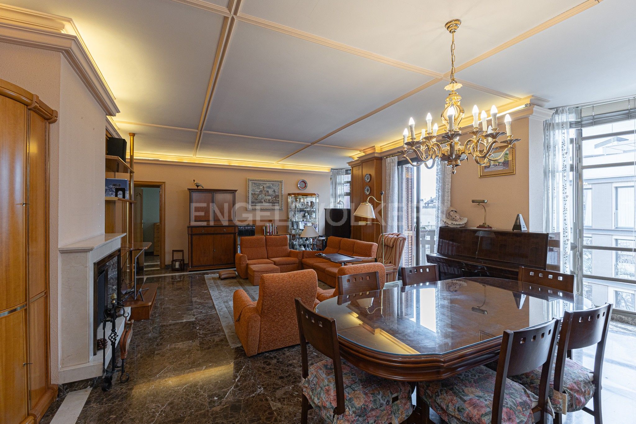 Living room of Attic for sale in  Barcelona Capital  with Air Conditioner, Heating and Terrace