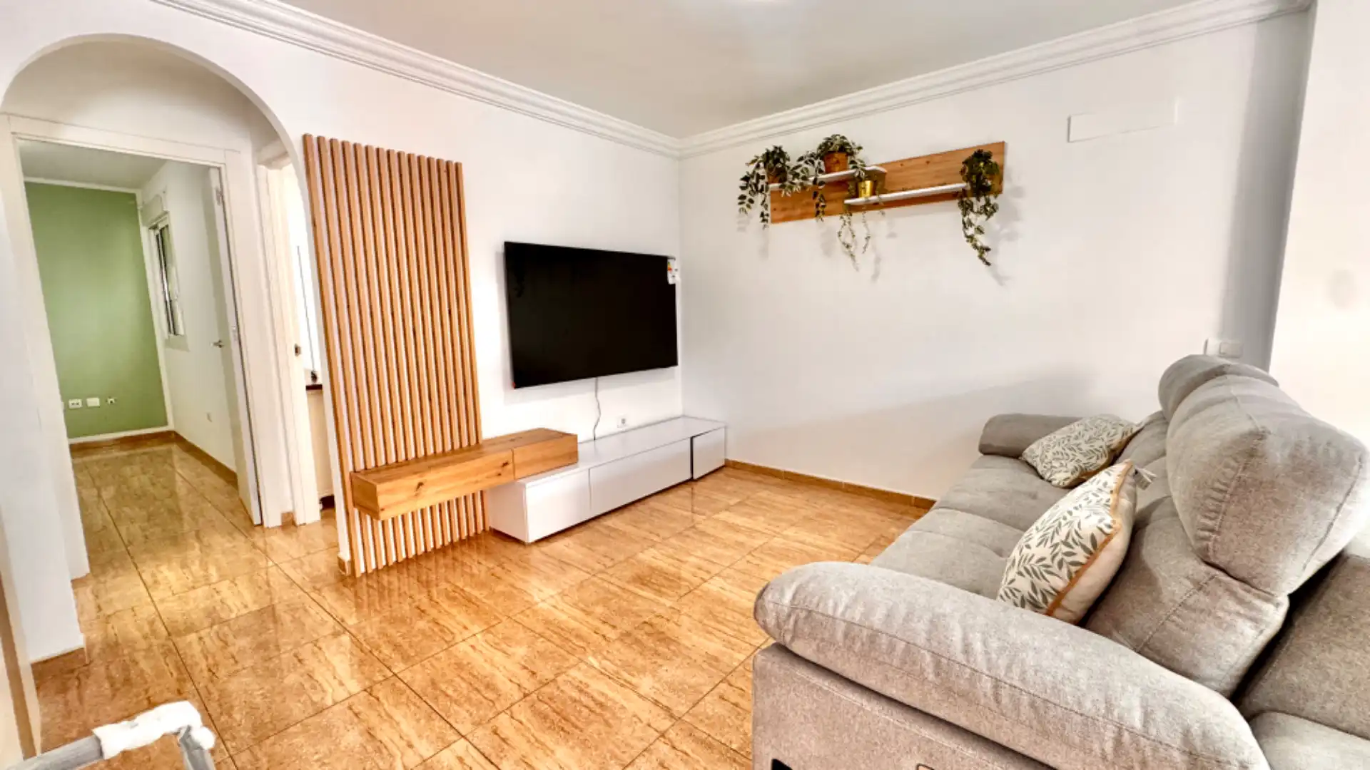 Sala de estar de Casa adosada en venta en San Miguel de Abona con Aire acondicionado, Jardín privado y Terraza