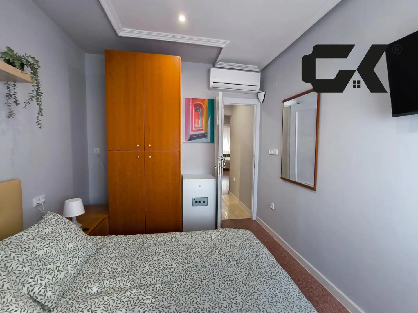 Bedroom of Flat for share in San Javier  with Air Conditioner