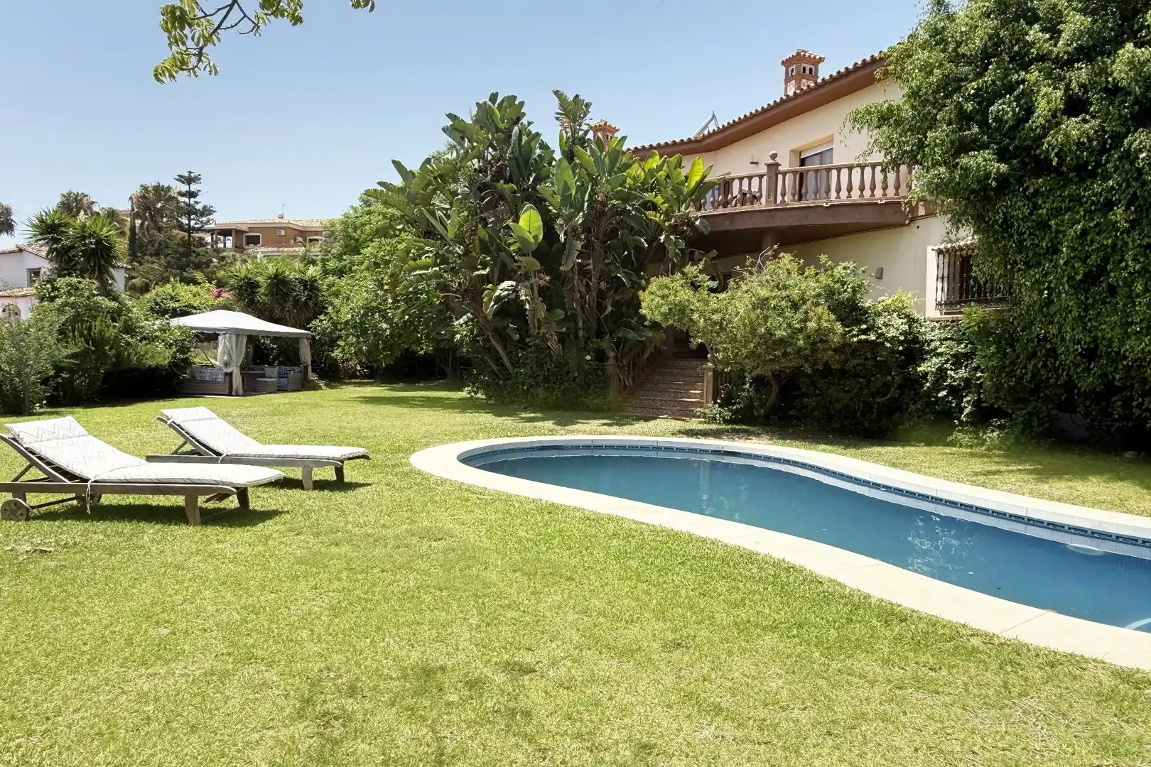 Jardí de Casa o xalet en venda en Benalmádena amb Aire condicionat, Calefacció i Jardí privat