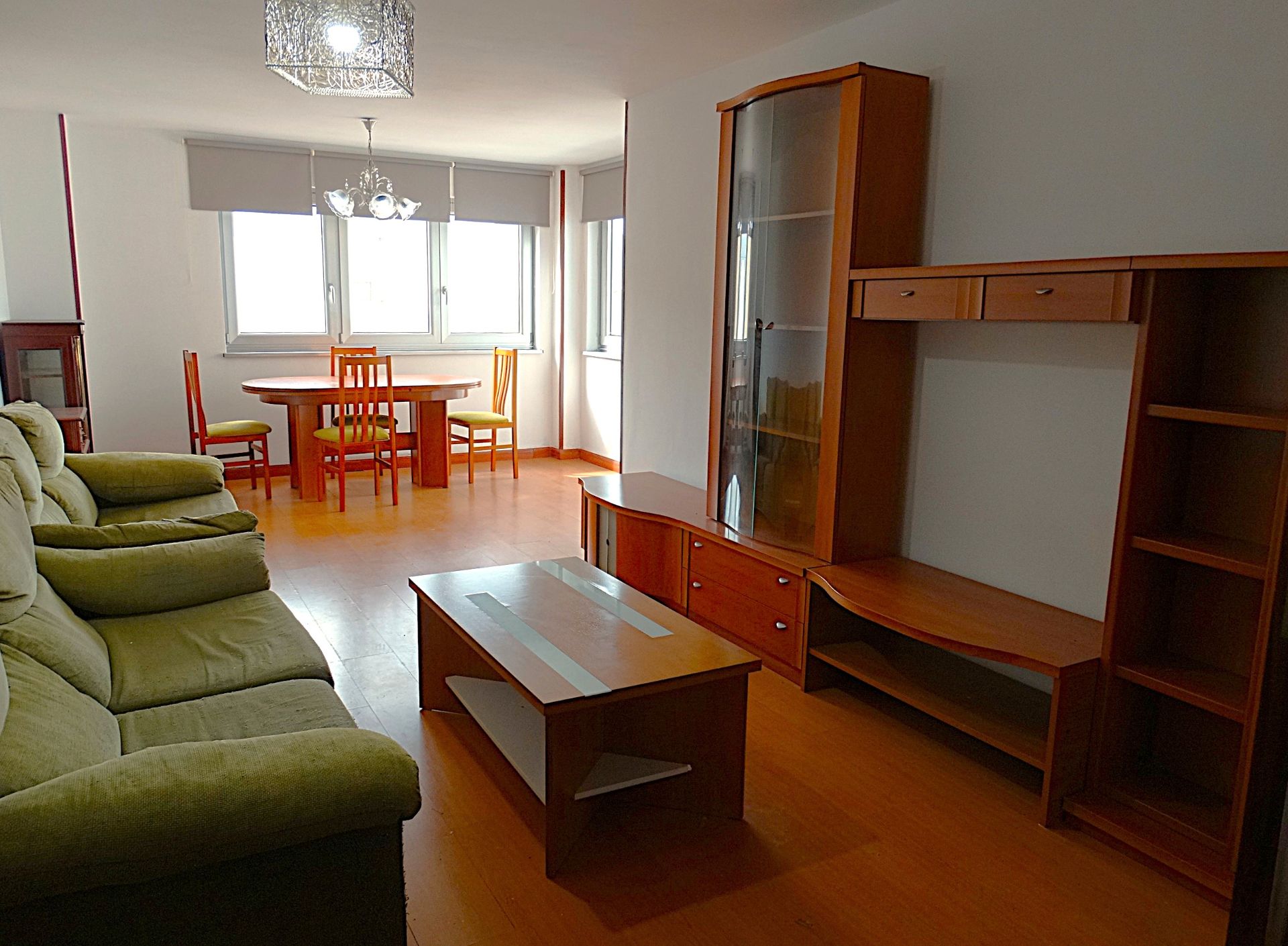 Living room of Flat for sale in Viveiro  with Heating, Parquet flooring and Terrace