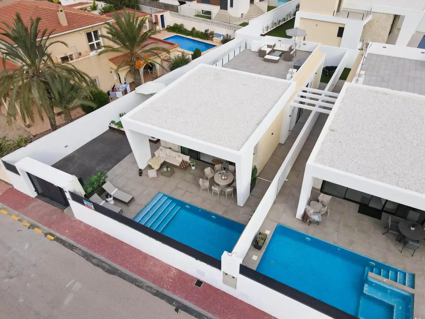 Terrassa de Casa o xalet en venda en Torrevieja amb Aire condicionat, Calefacció i Jardí privat