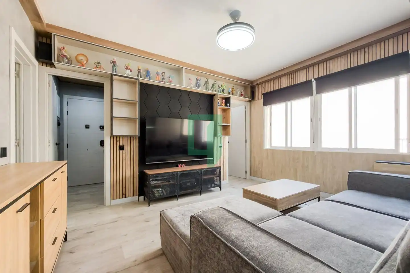 Sala de estar de Piso en venta en Badalona