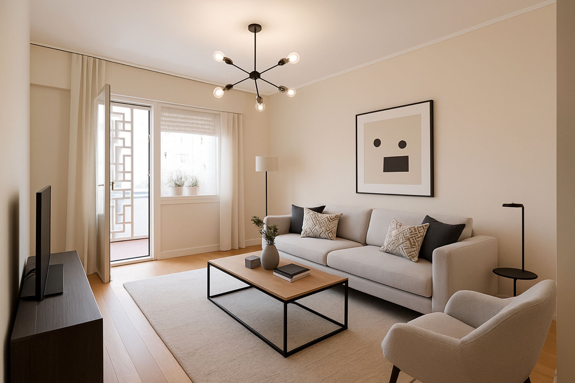 Living room of Flat for sale in Getxo 
