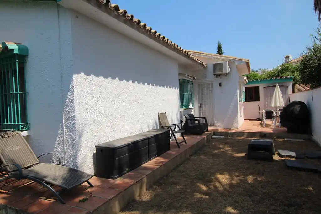 Jardí de Casa o xalet en venda en Marbella amb Aire condicionat, Jardí privat i Terrassa