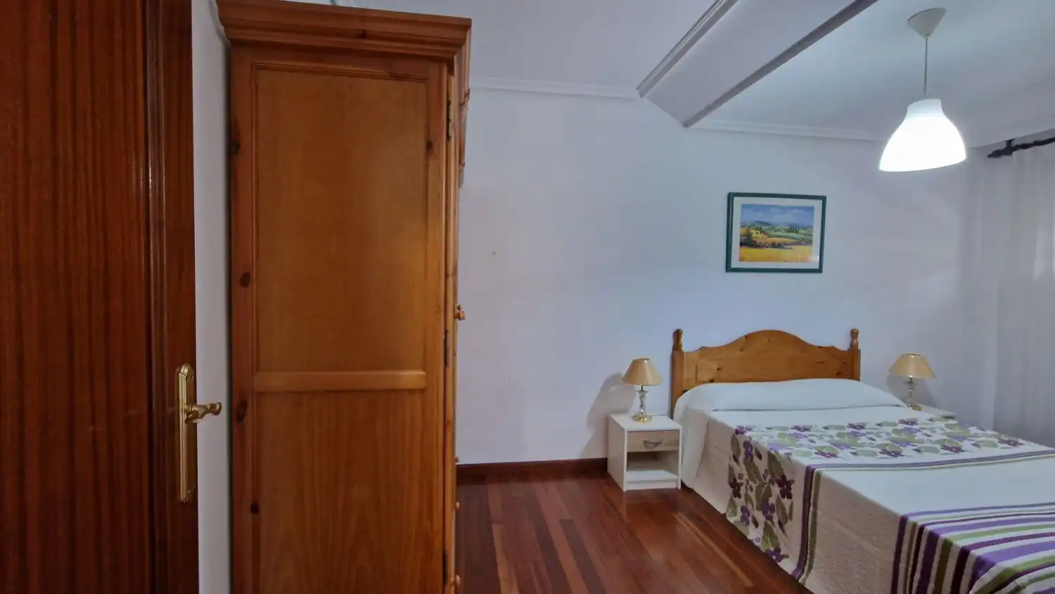 Bedroom of Flat for rent in Torrelavega   with Heating, Terrace and Furnished