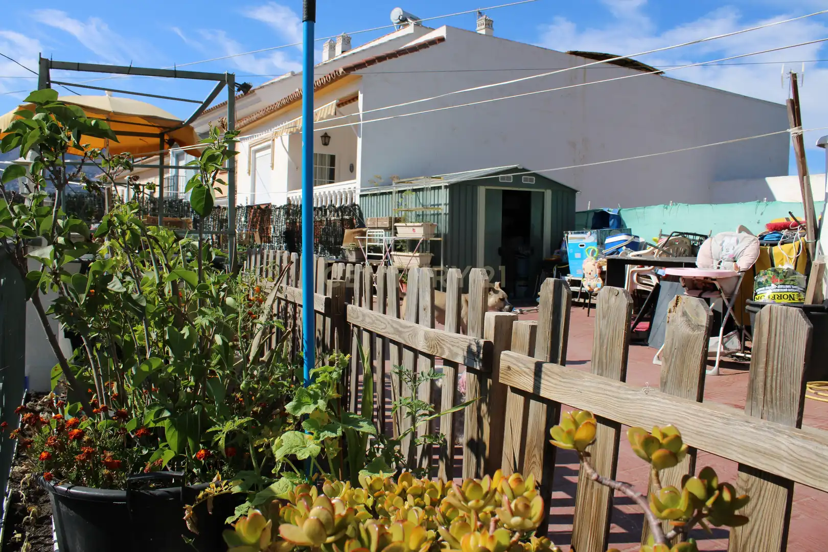 Garden of Houses for sale in Fuengirola  with Air Conditioner and Balcony