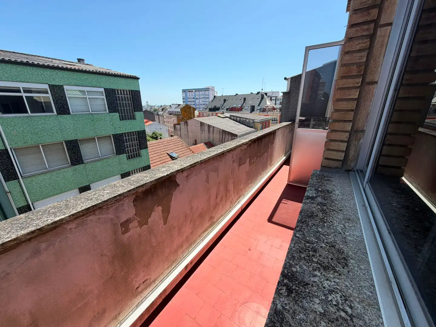 Terrasse von Wohnung zum Verkauf in Ferrol mit Heizung, Terrasse und Abstellraum