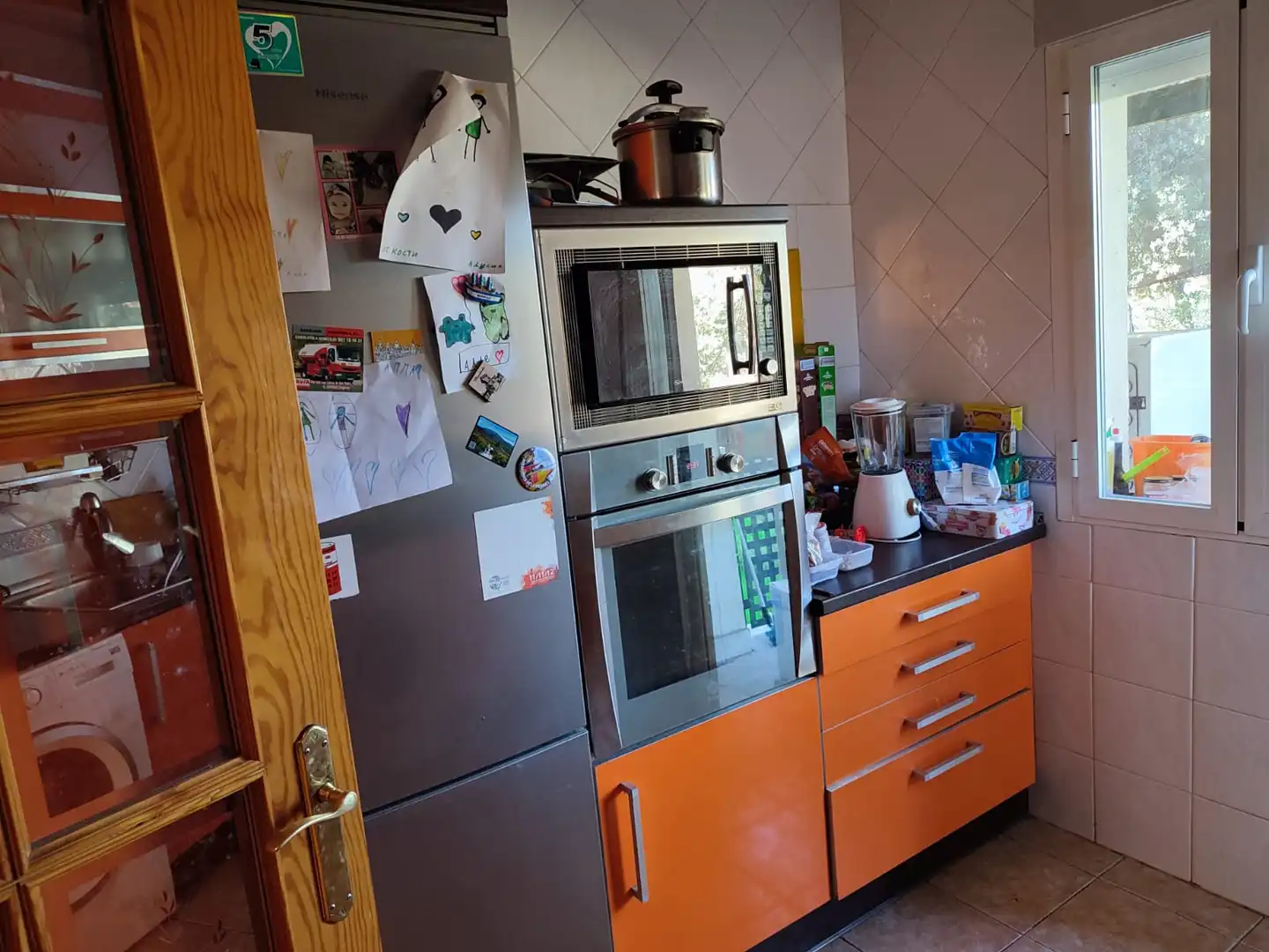 Cuina de Casa o xalet en venda en Marugán amb Calefacció, Jardí privat i Terrassa