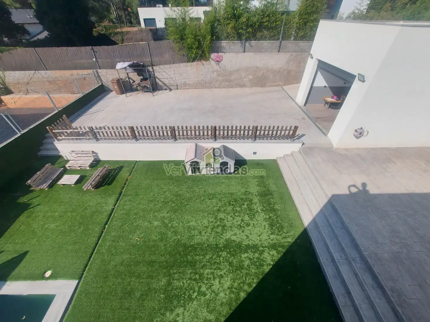 Terrasse von Haus oder Chalet zum Verkauf in Pallejà mit Klimaanlage, Heizung und Privatgarten