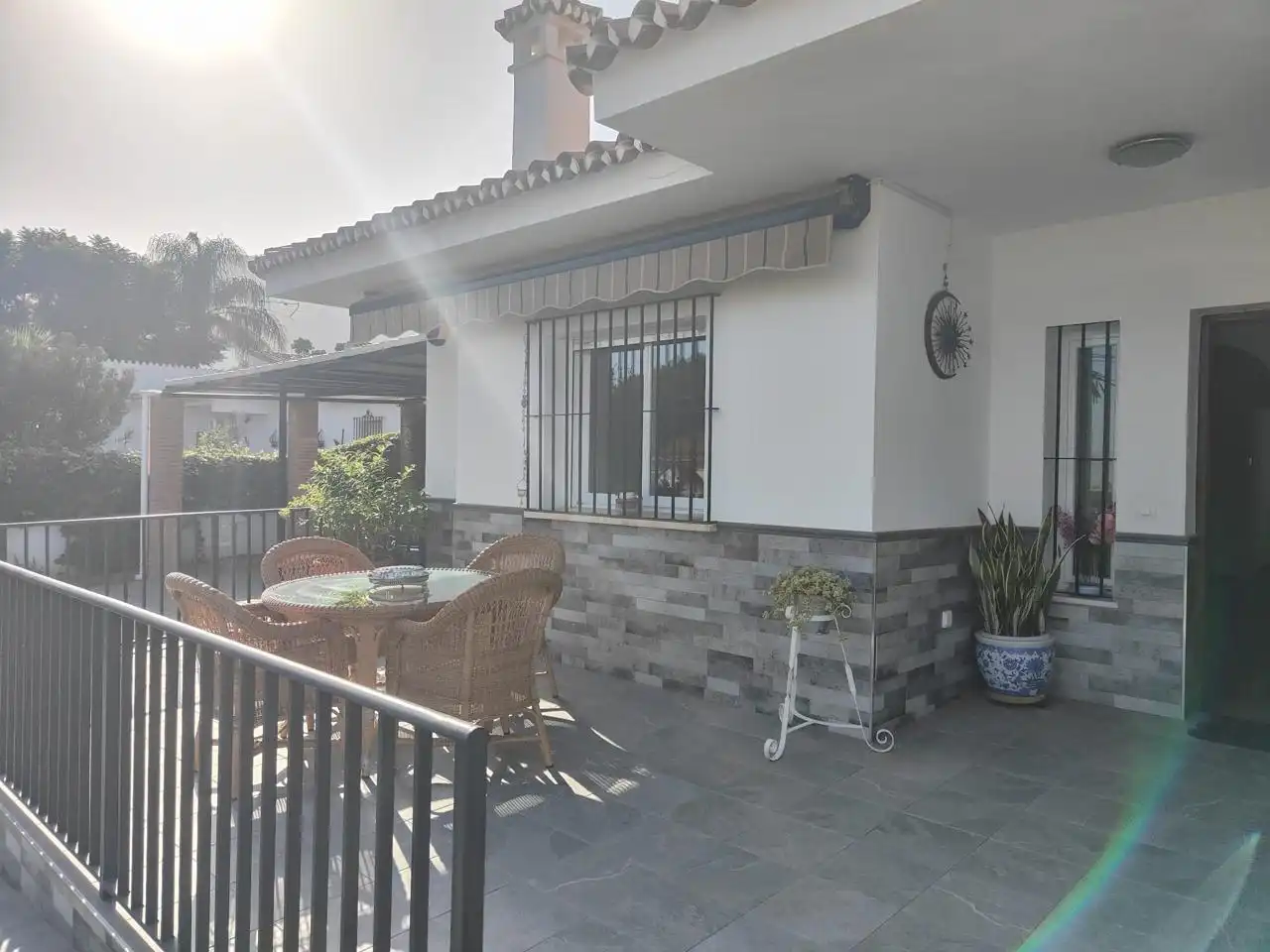 Terrassa de Casa o xalet de lloguer en Alhaurín de la Torre amb Aire condicionat, Jardí privat i Piscina