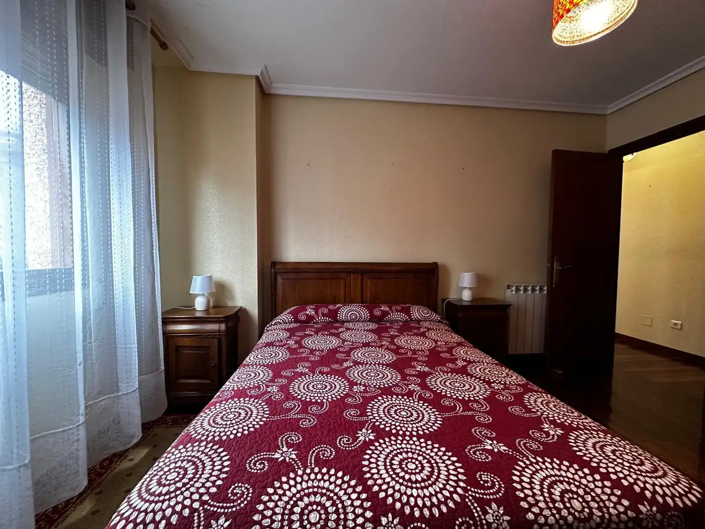 Bedroom of Flat for rent in Santander  with Heating, Parquet flooring and Furnished