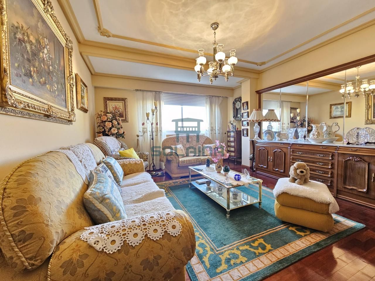 Living room of Flat for sale in Ourense Capital   with Heating and Balcony