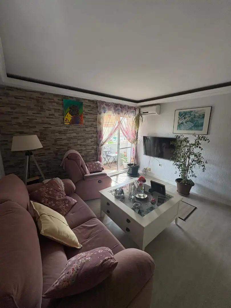 Living room of Flat for sale in Jerez de la Frontera  with Air Conditioner, Parquet flooring and Terrace
