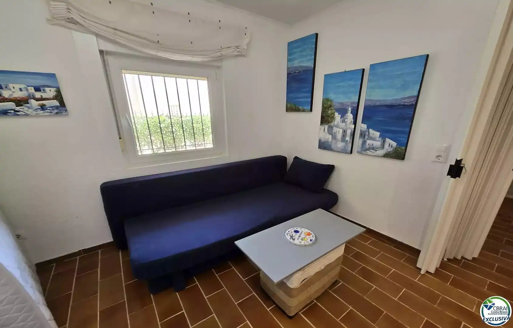 Sala de estar de Piso en venta en Empuriabrava con Aire acondicionado, Jardín privado y Amueblado