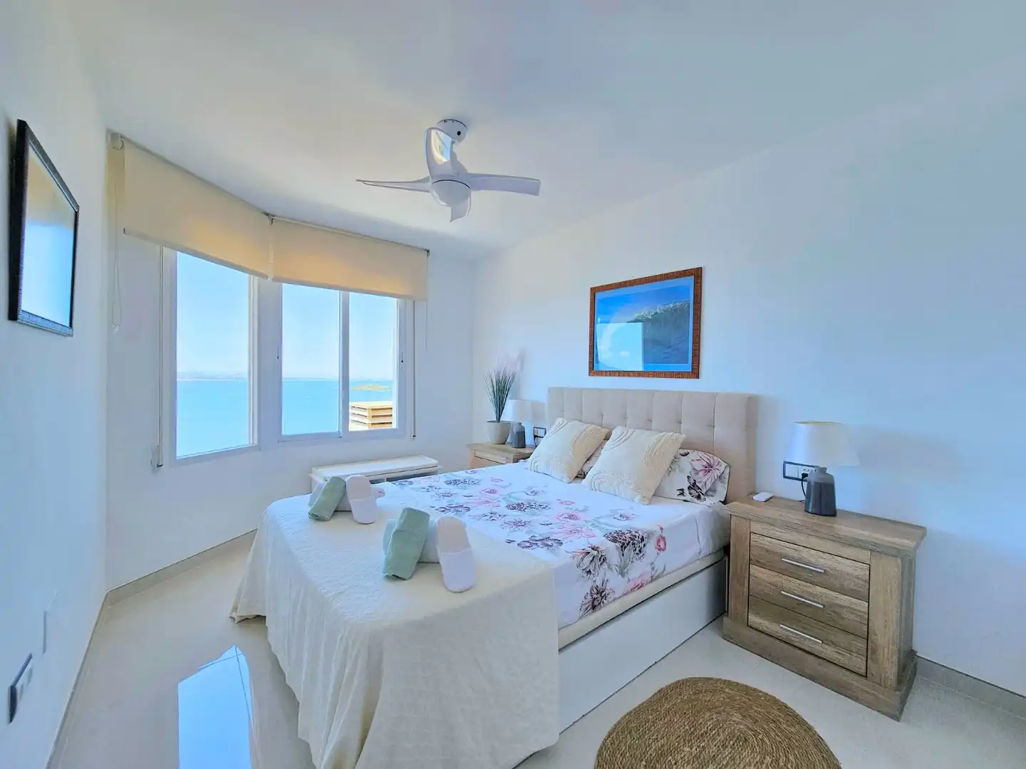 Bedroom of Ground floor for rent in La Manga del Mar Menor  with Air Conditioner, Heating and Terrace