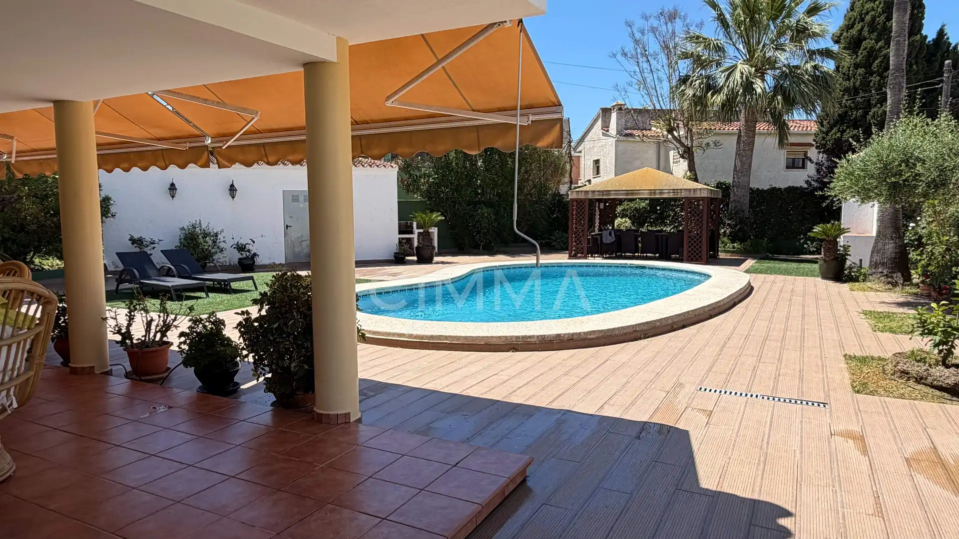 Piscina de Casa o chalet en venta en Benidorm con Aire acondicionado, Calefacción y Jardín privado