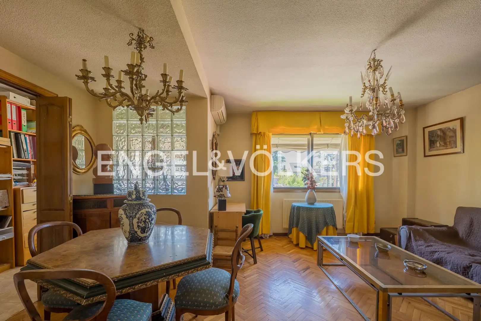 Dining room of Houses for sale in Madrid  with Air Conditioner, Heating and Private garden