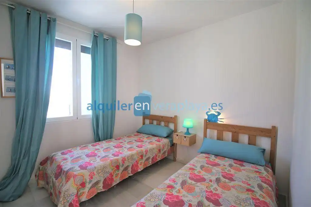 Dormitori de Casa o xalet de lloguer en Vera amb Aire condicionat i Terrassa