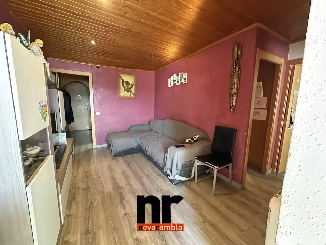 Sala de estar de Piso en venta en Ripollet con Aire acondicionado, Parquet y Balcón