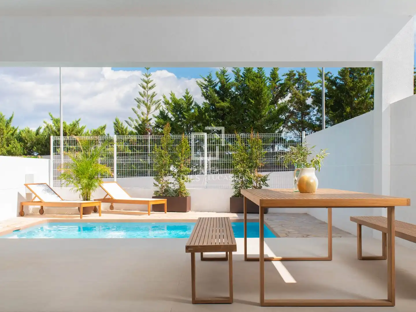Terrassa de Casa o xalet en venda en Sant Josep de sa Talaia amb Aire condicionat, Jardí privat i Terrassa