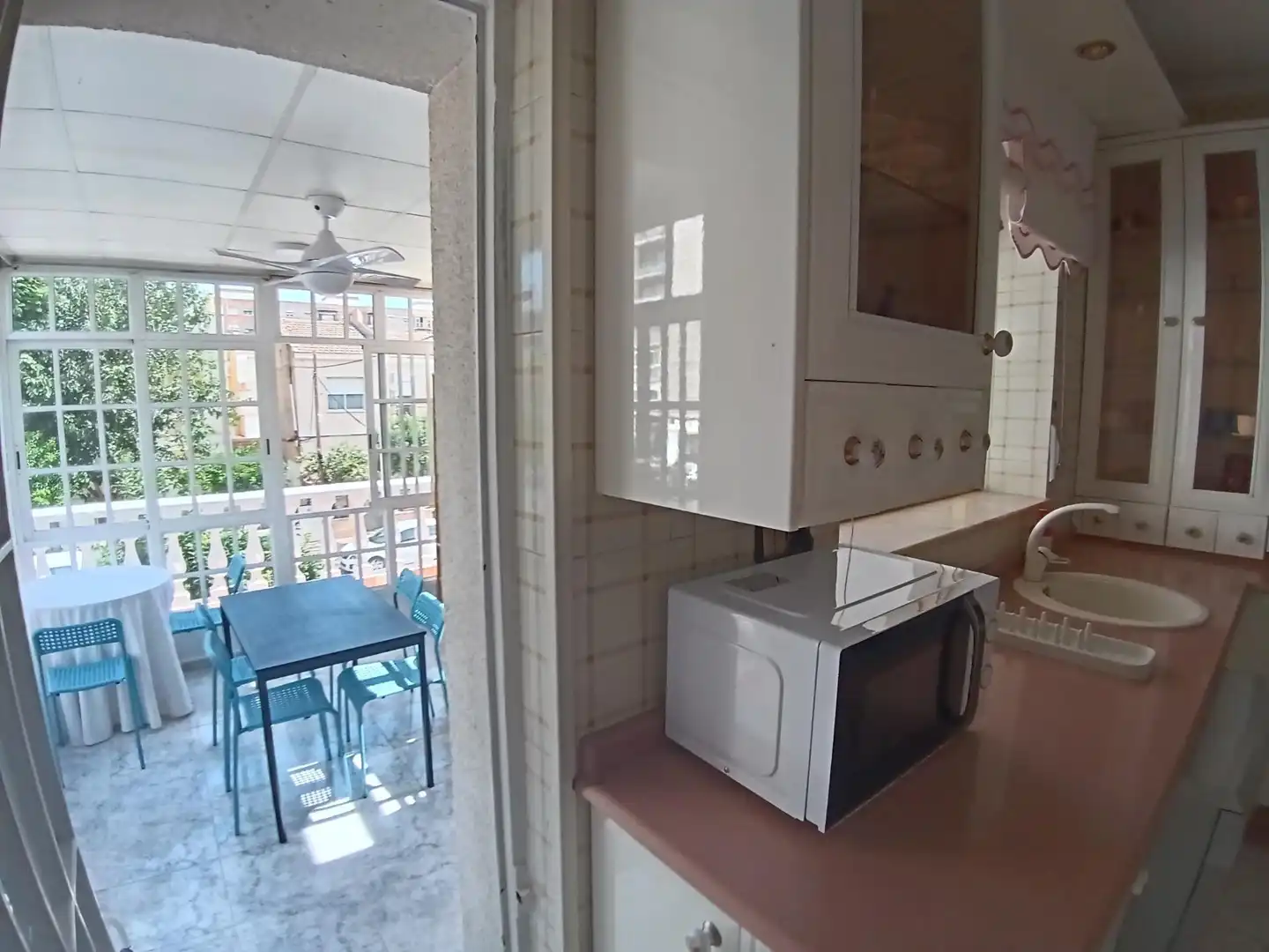 Kitchen of Flat for rent in Cartagena  with Terrace, Furnished and Balcony