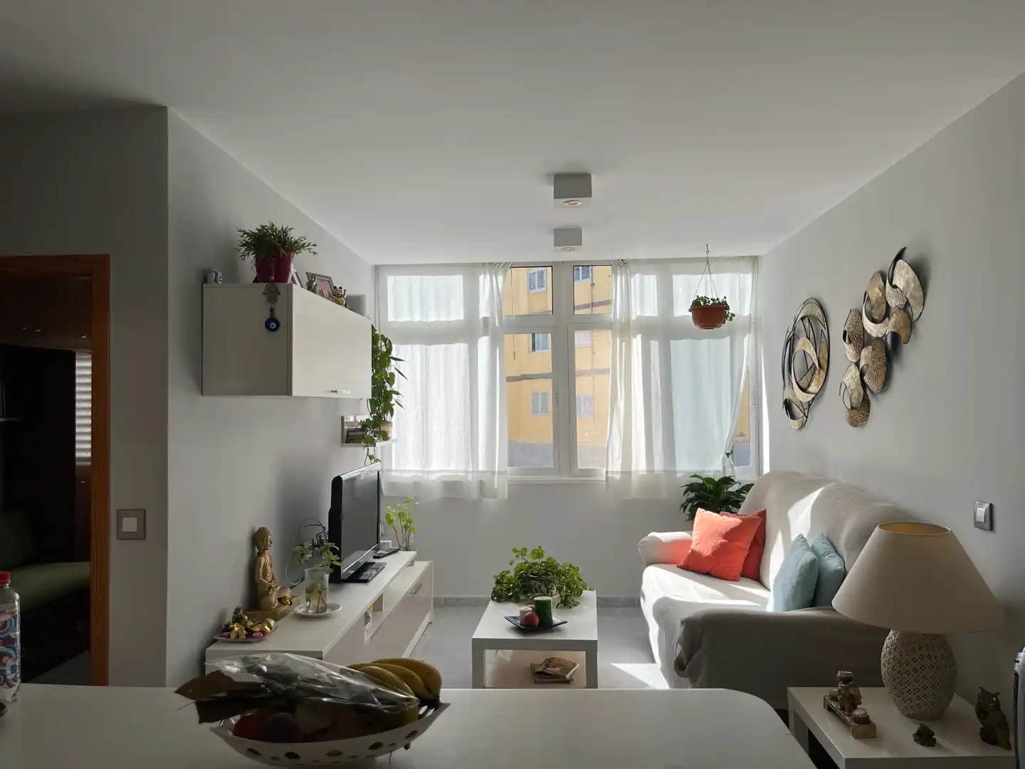 Sala de estar de Piso en venta en Las Palmas de Gran Canaria