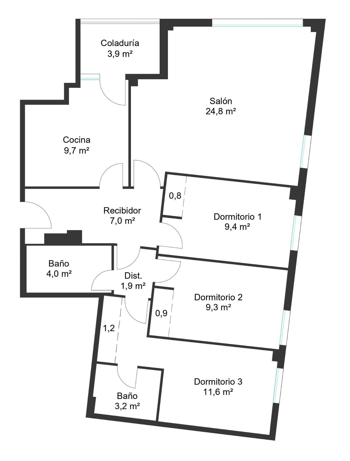 Piso en venta en Carrer COTLLIURE, Cas Capiscol , Nord