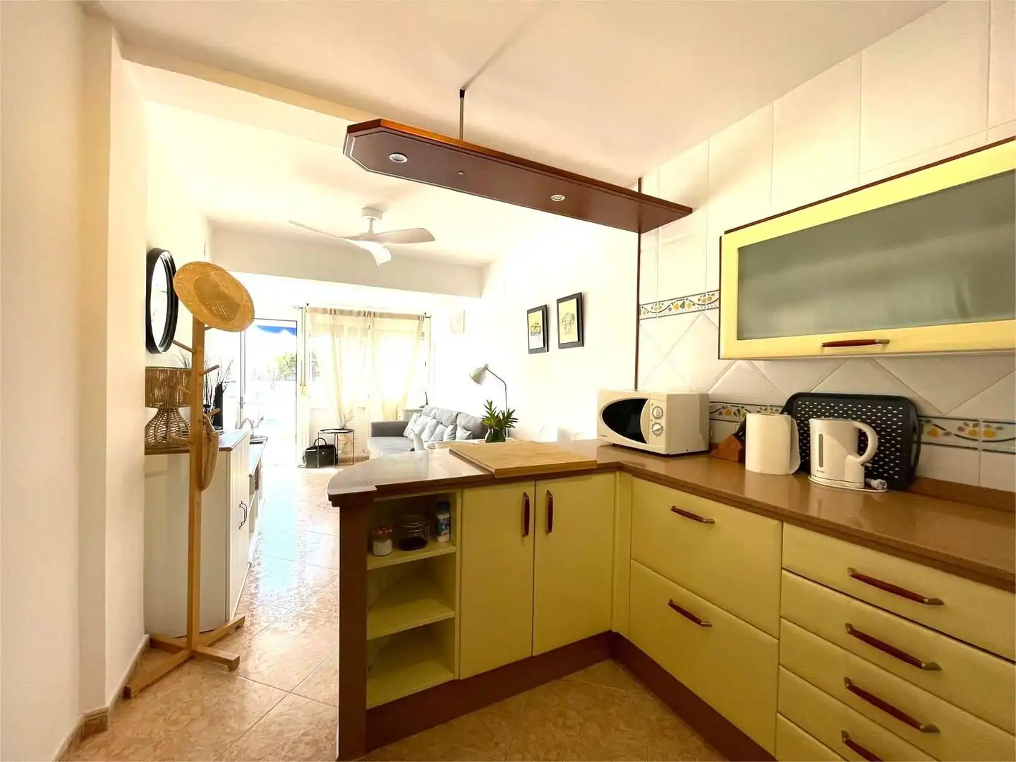 Cocina de Apartamento de alquiler en El Rompido con Aire acondicionado y Amueblado