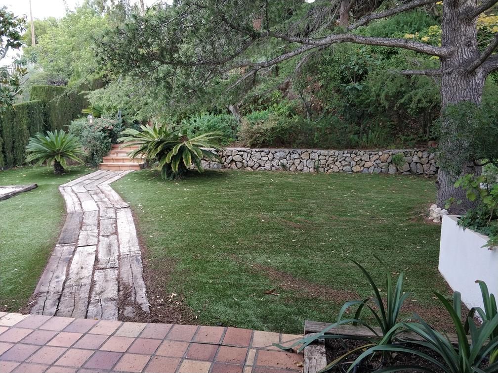 Garden of House or chalet for sale in Borriol  with Swimming Pool, Furnished and Washing machine