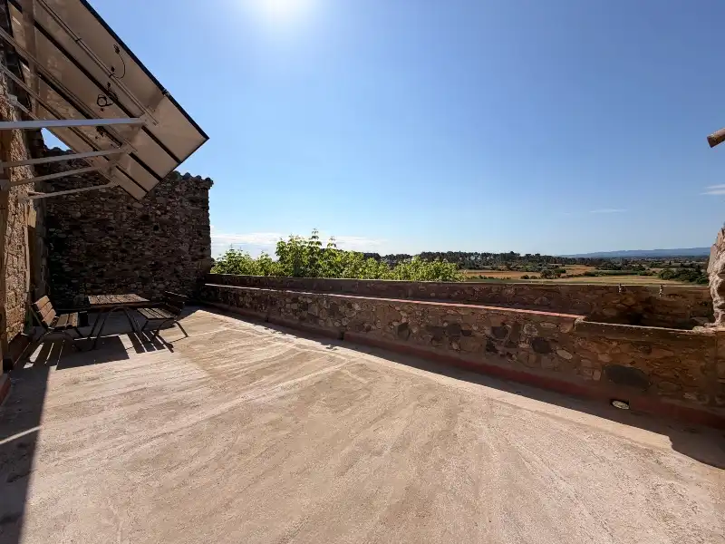 Terrasse von Country house zum Verkauf in La Tallada d'Empordà mit Privatgarten, Terrasse und Abstellraum