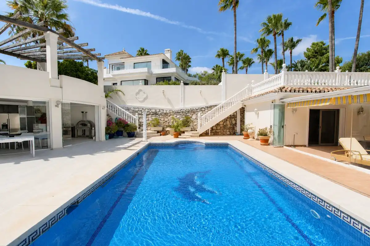Piscina de Casa o chalet en venta en Marbella