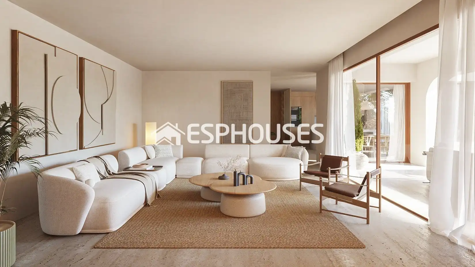 Sala d'estar de Casa o xalet en venda en Cala Advocat - Baladrar  