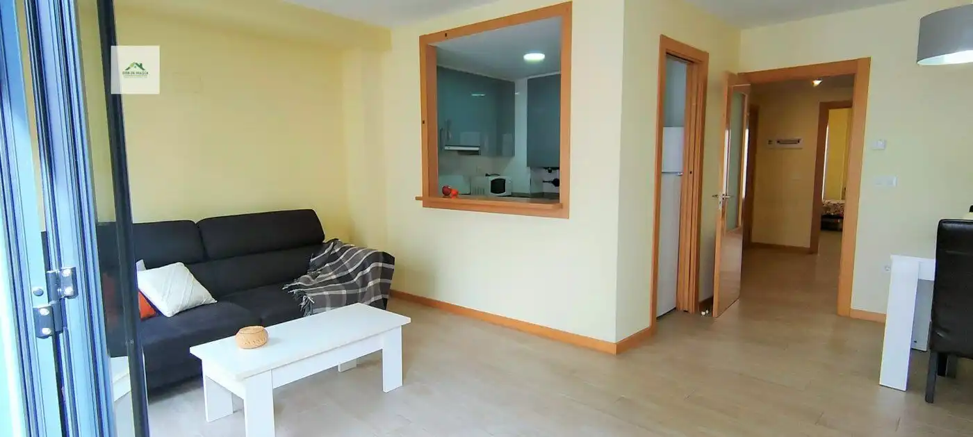 Sala de estar de Piso de alquiler en Huesca con Calefacción, Terraza y Amueblado