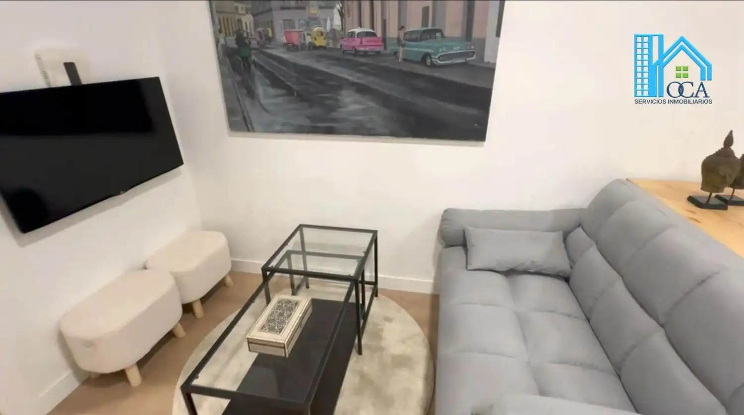Sala de estar de Piso en venta en Madrid con Aire acondicionado, Calefacción y Amueblado