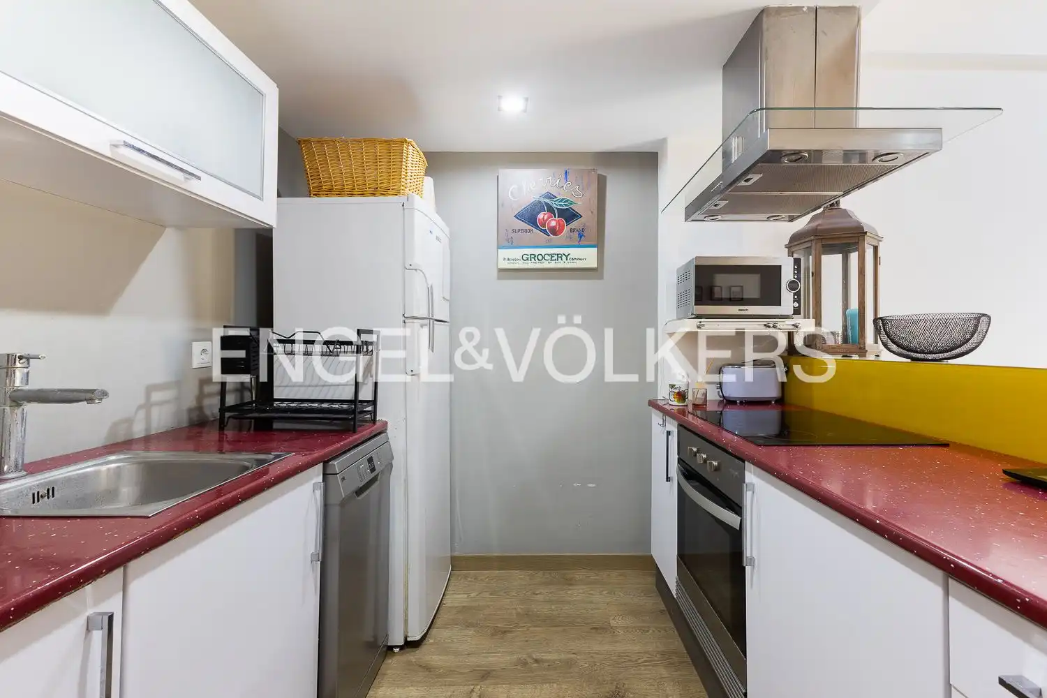 Küche von Wohnung zum Verkauf in Valencia mit Klimaanlage, Heizung und Balkon
