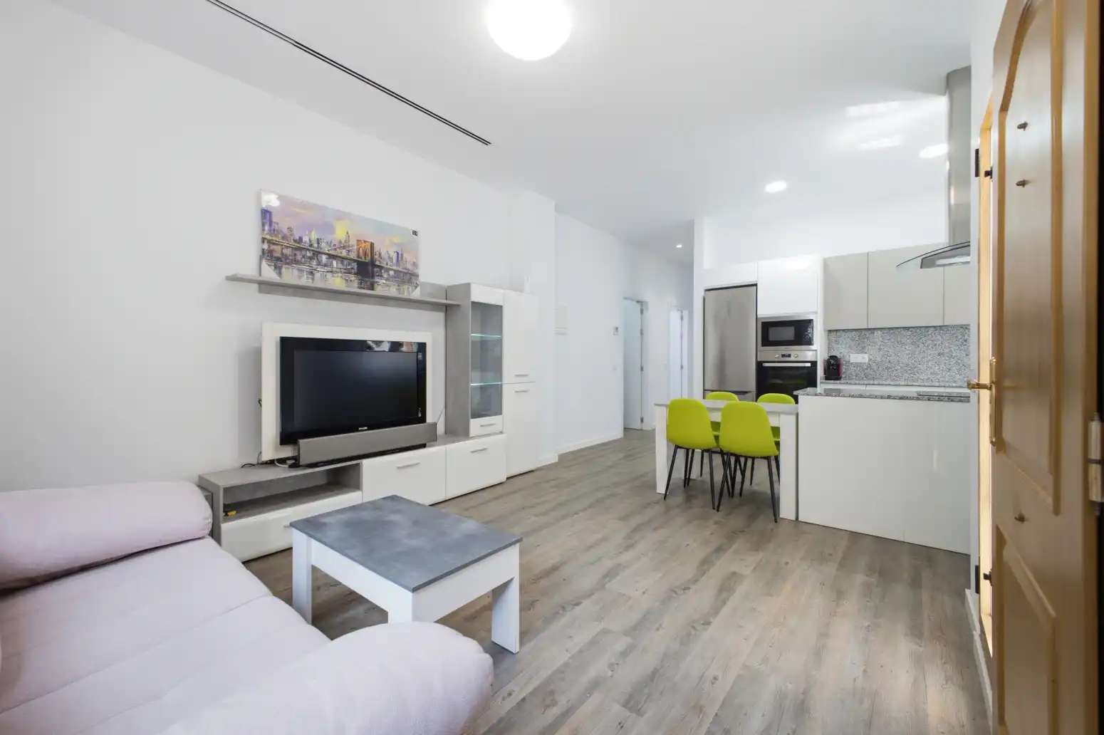 Living room of Flat for sale in Alaquàs  with Air Conditioner and Heating