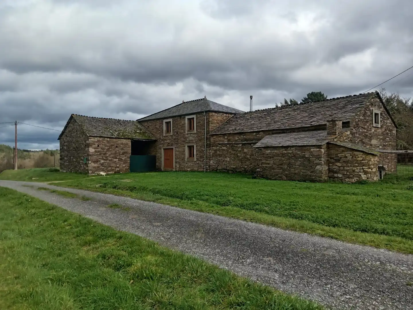 Vista exterior de Casa o chalet en venta en Vilalba con Calefacción, Trastero y Amueblado
