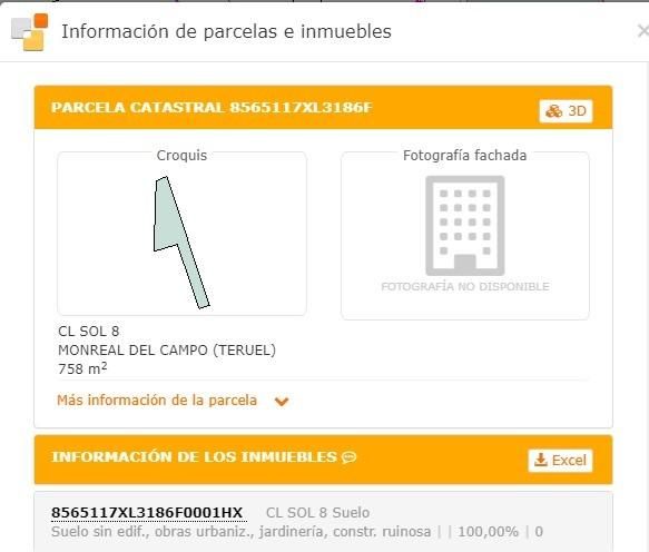 Residencial en venta en  SOL, 8, Monreal del Campo