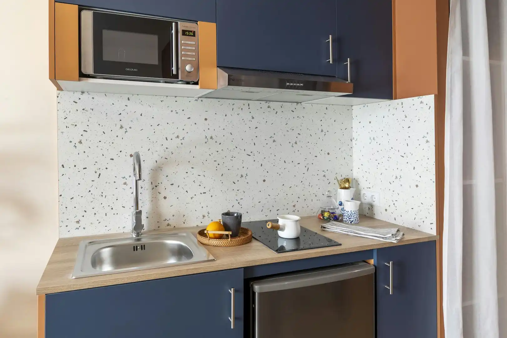 Cocina de Piso de alquiler en Valencia con Aire acondicionado, Calefacción y Amueblado