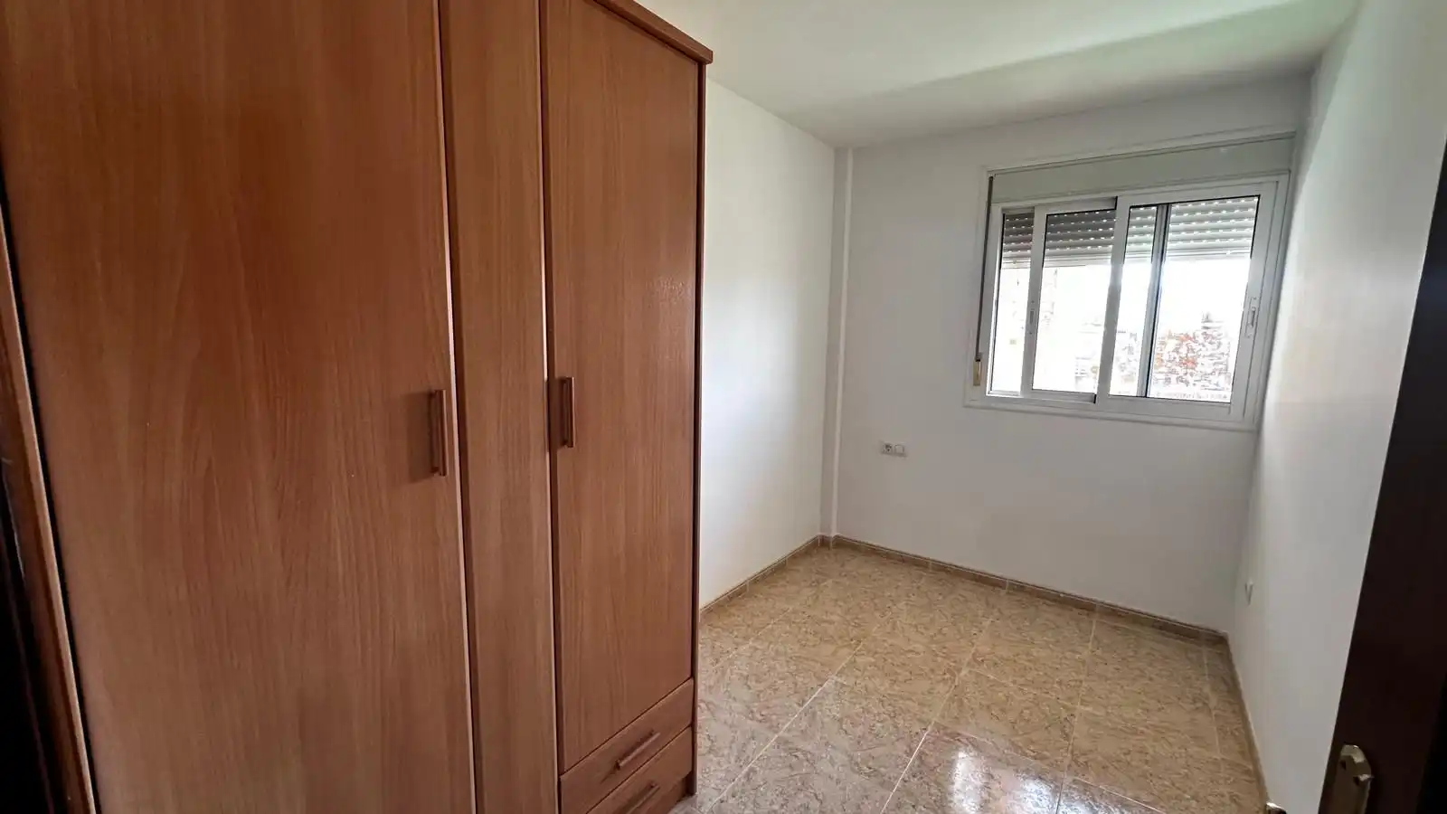 Bedroom of Flat for rent in Roquetes  with Heating, Terrace and Furnished
