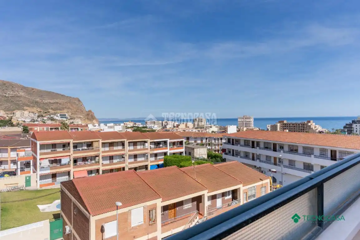 Exterior view of Attic for sale in Roquetas de Mar  with Air Conditioner, Terrace and Community pool