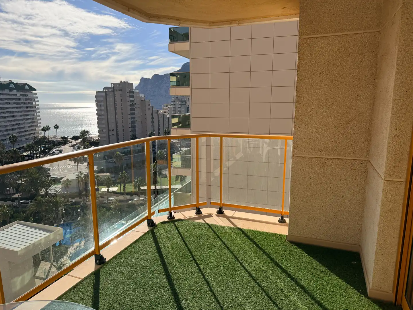 Terraza de Apartamento en venta en Calpe / Calp con Aire acondicionado, Terraza y Amueblado